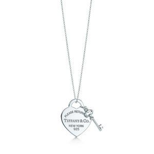 Return to Tiffany™ Heart Tag with Key Pendant
